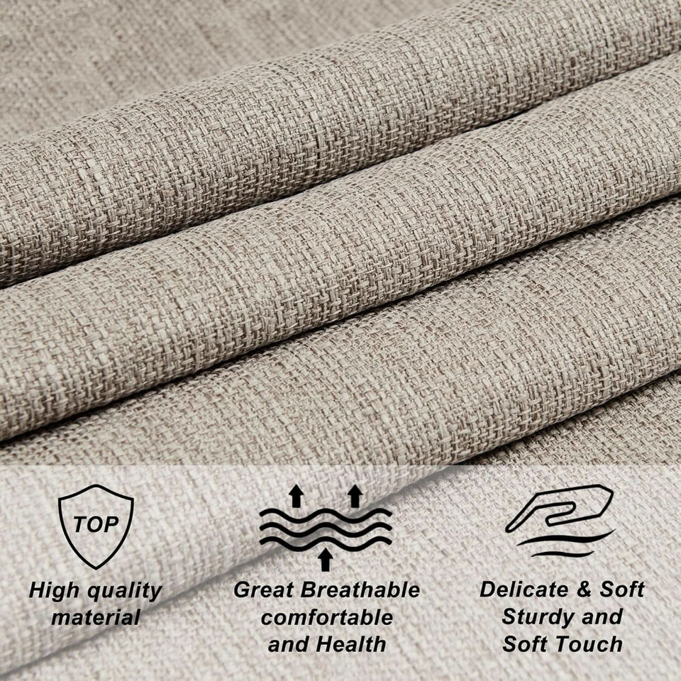 Luxury Linen Upholstered King Headboard with Easy Assembly