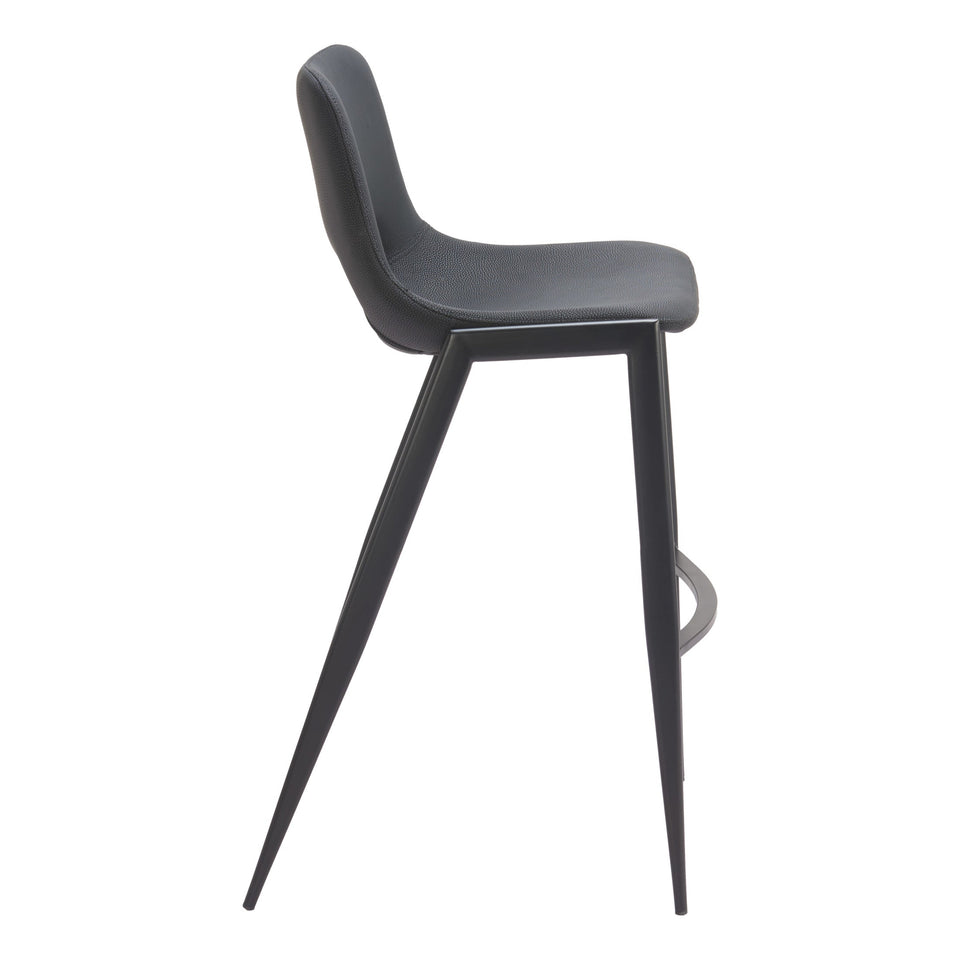 Desi Armless Barstool (Set of 2) Black