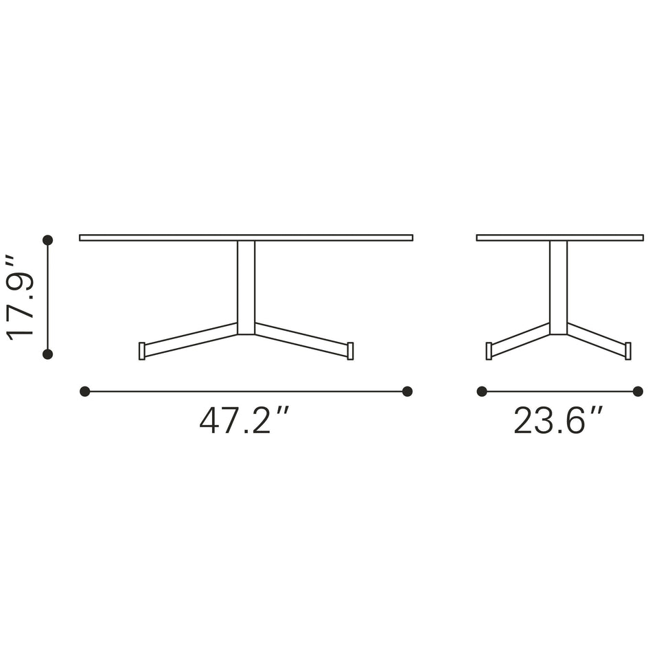 Mazzy Coffee Table Brown