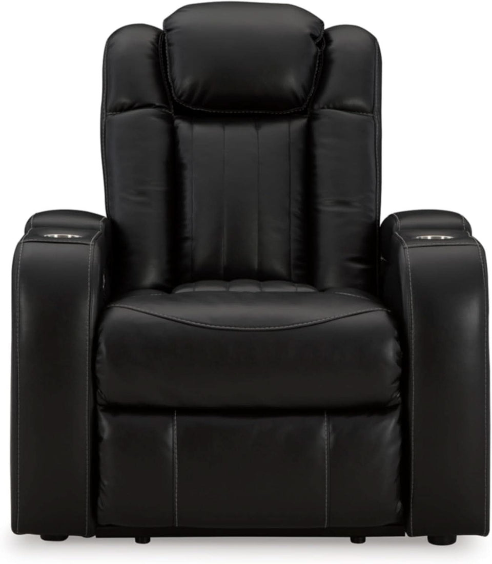 Caveman Den Power Recliner Chair Black With USB Ports