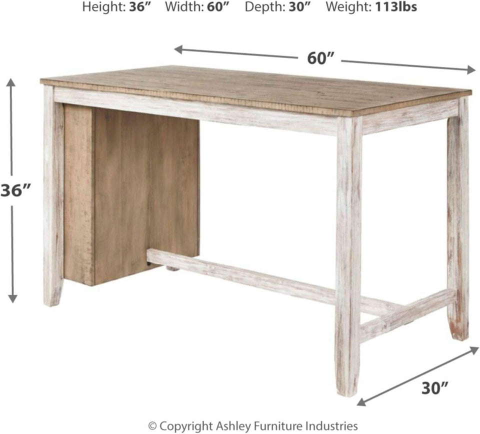 Skempton 36 Counter Height Dining Table With Wine Rack