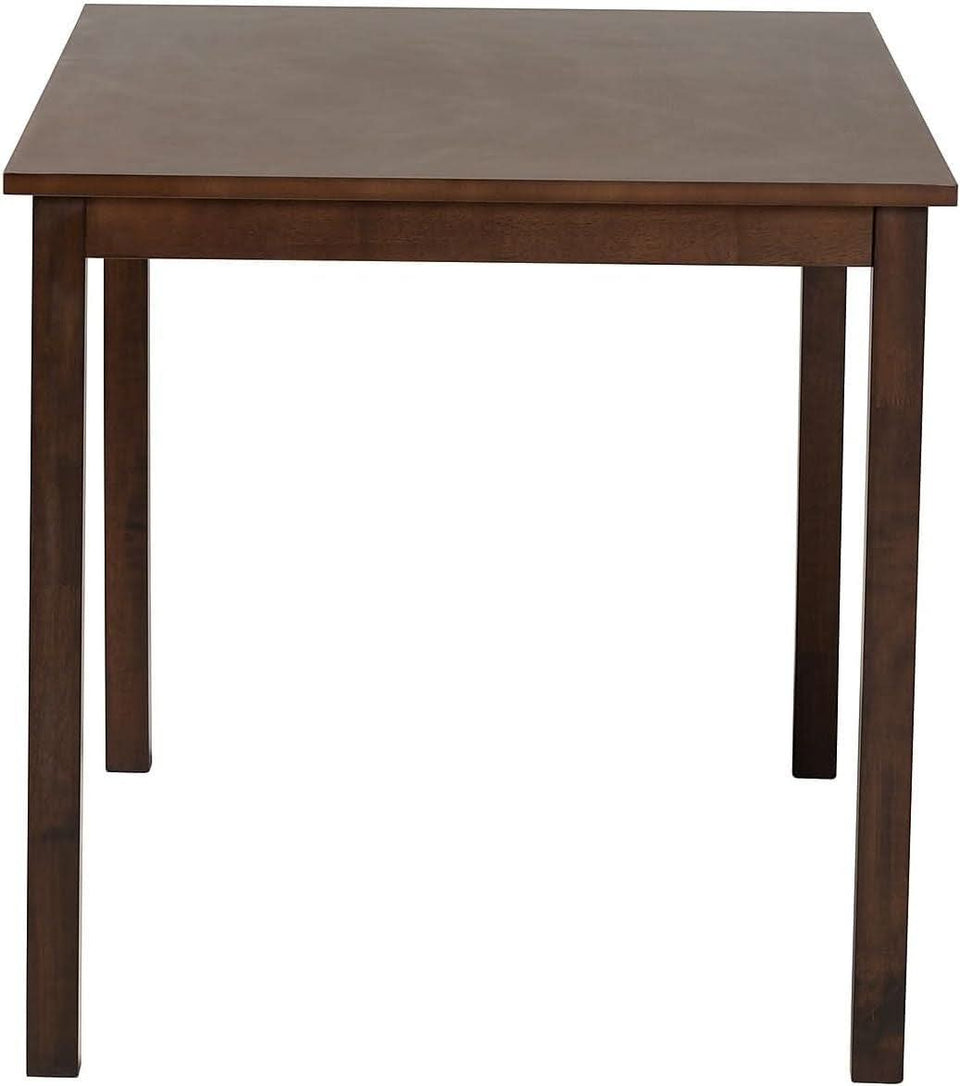 Andrew Modern Dining Table Dark Brown Hardwood Finish