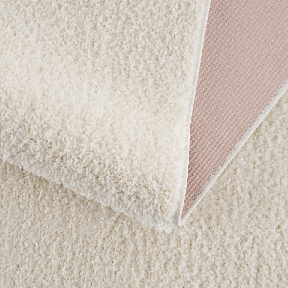 Judy White Washable Area Rug - Clearance