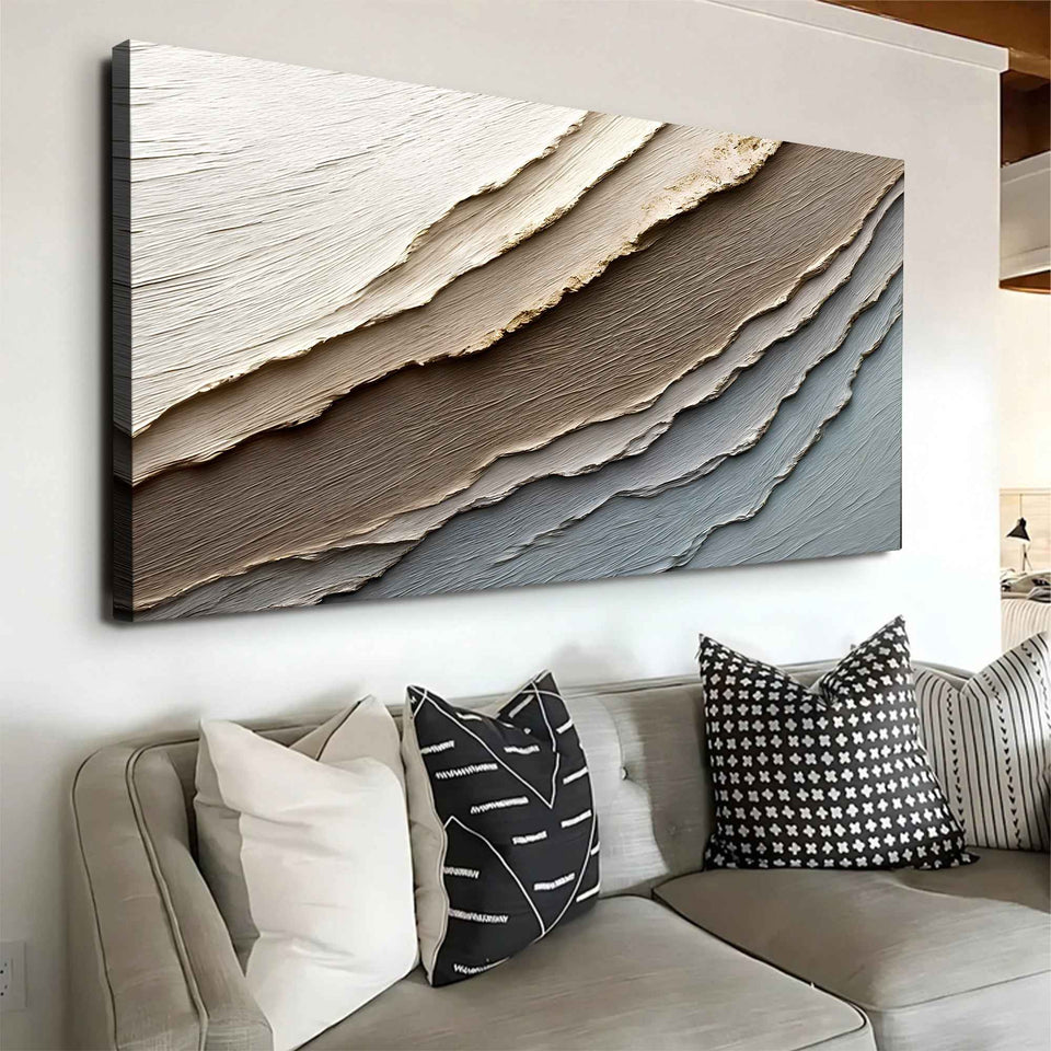 Abstract Earth Tones Wall Art