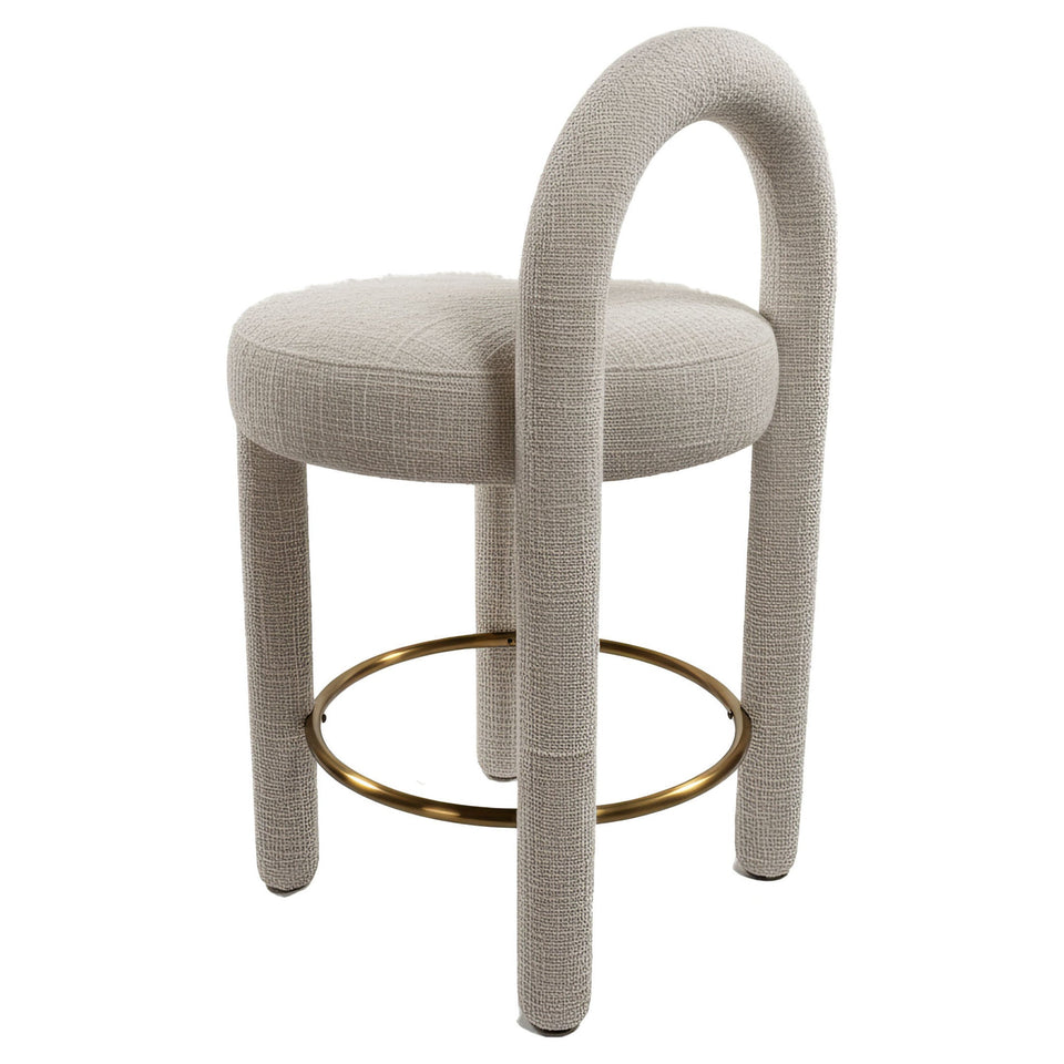 Curco Counter Stool (Set of 2) Gray