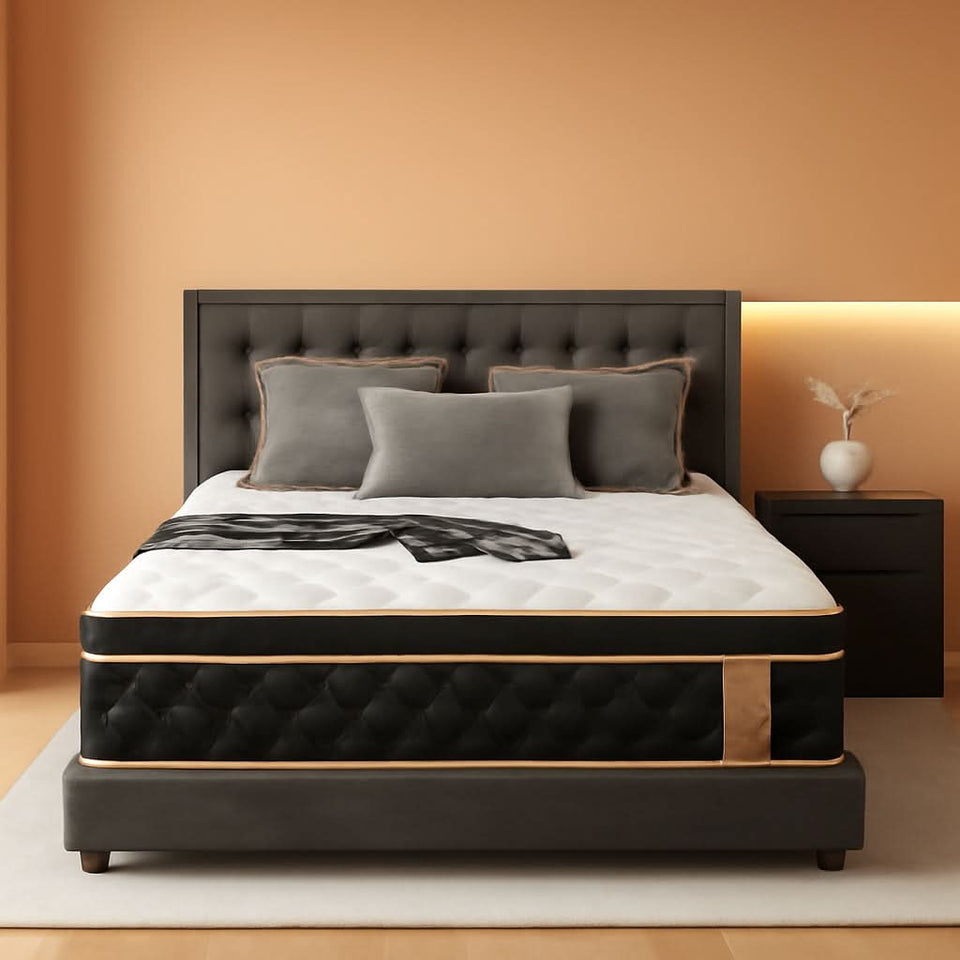 Queen Cooling Hybrid Mattress 14 Inch Certipur US Certified