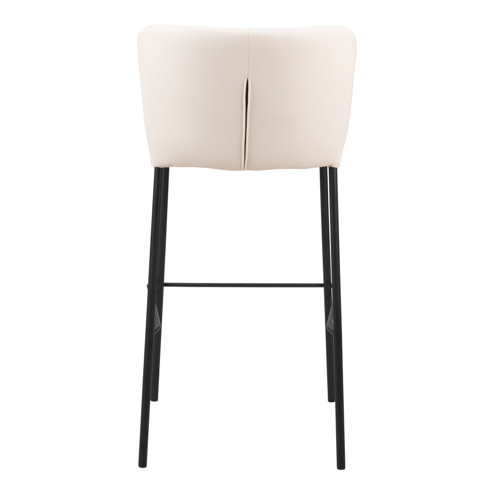 Linz Barstool (Set of 2) Cream