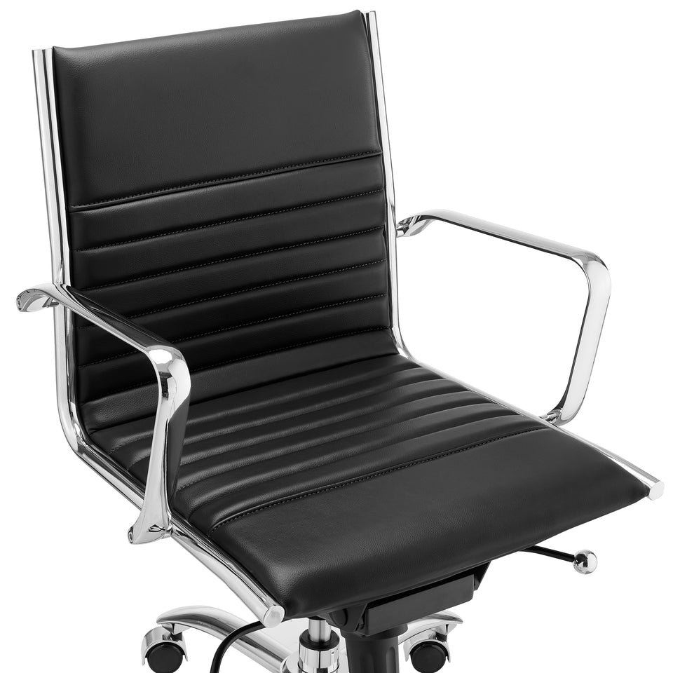 Dirk Low Back Office Chair in Leatherette