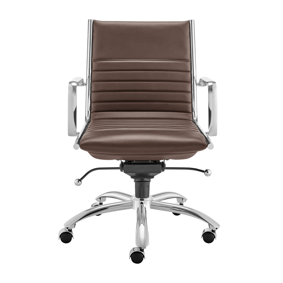 Dirk Low Back Office Chair in Leatherette