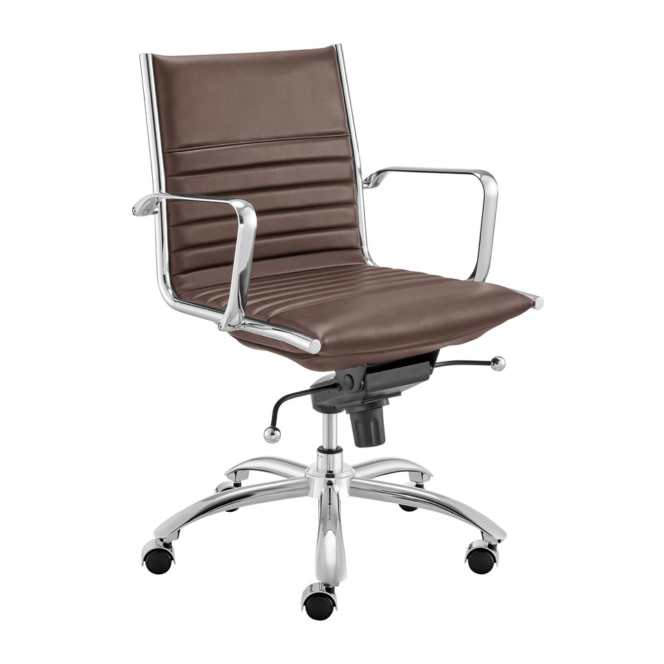 Dirk Low Back Office Chair in Leatherette