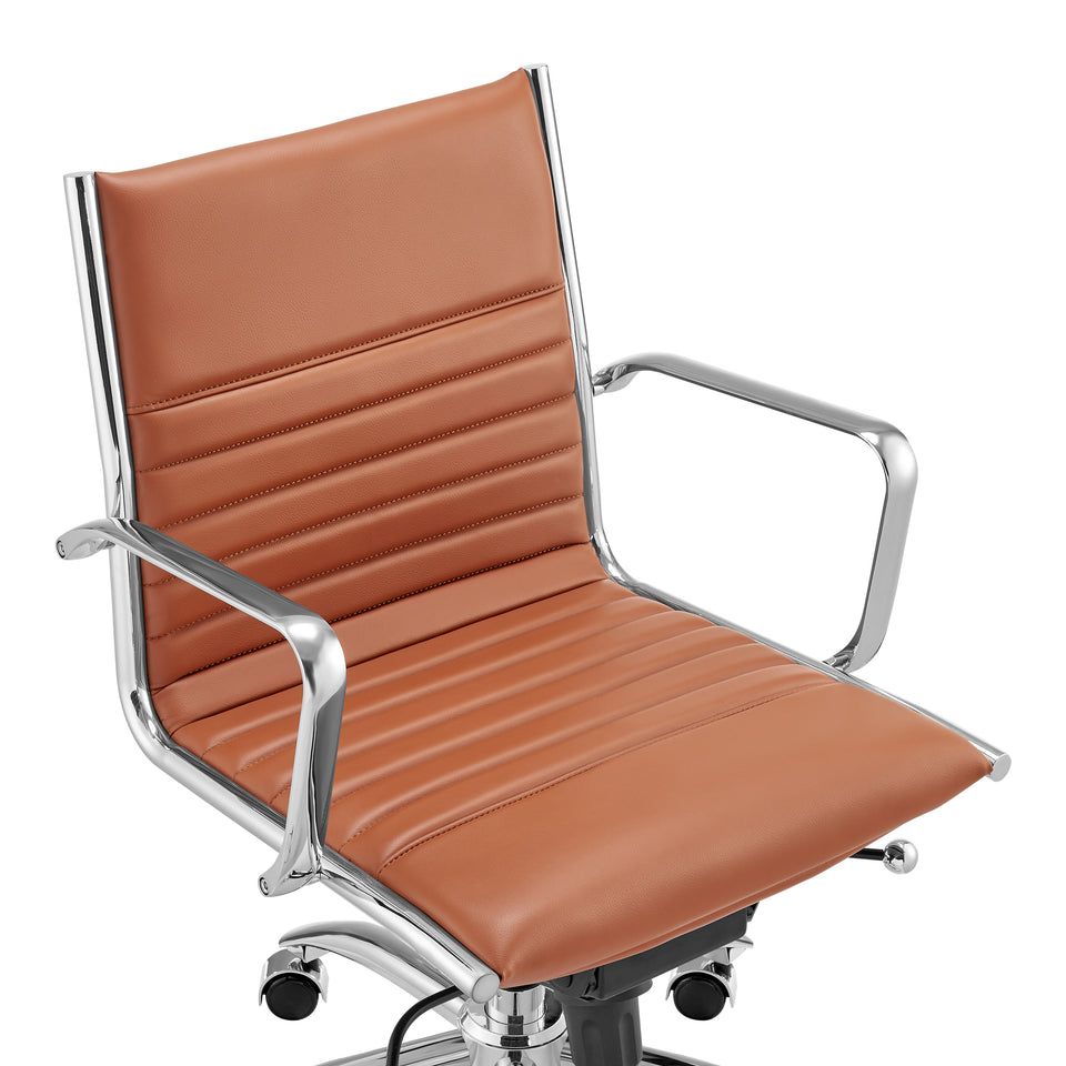 Dirk Low Back Office Chair in Leatherette