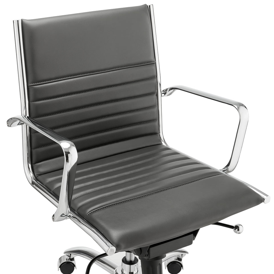 Dirk Low Back Office Chair in Leatherette