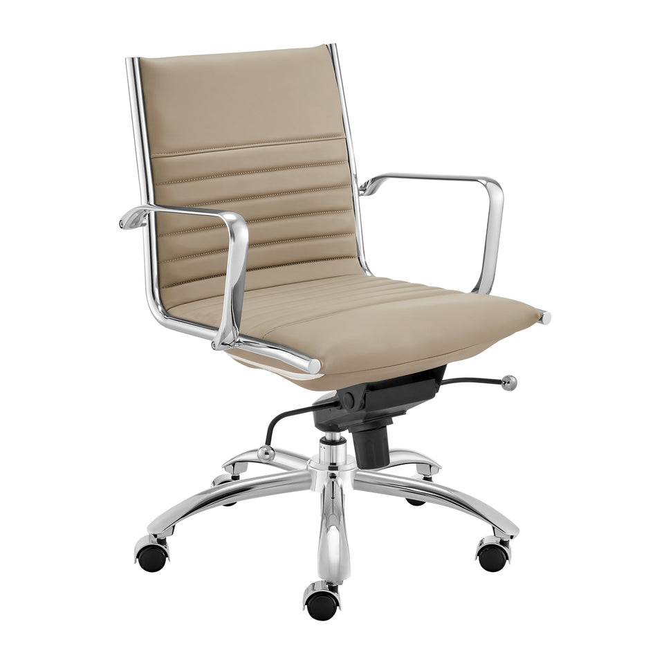 Dirk Low Back Office Chair in Leatherette