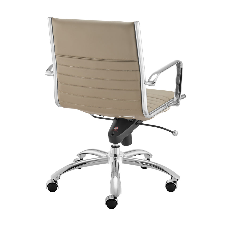 Dirk Low Back Office Chair in Leatherette