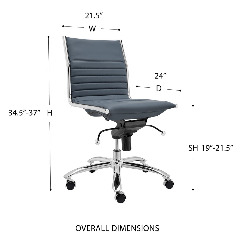 Dirk Low Back Office Chair w/o Armrests