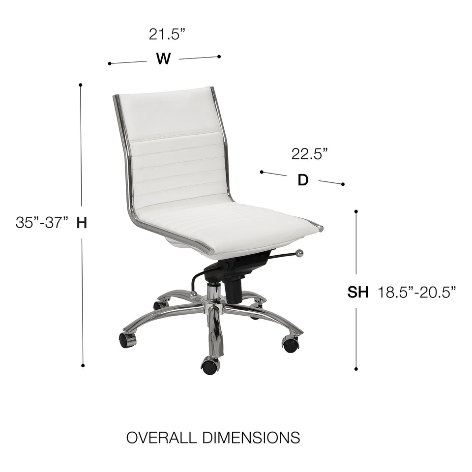 Dirk Low Back Office Chair w/o Armrests