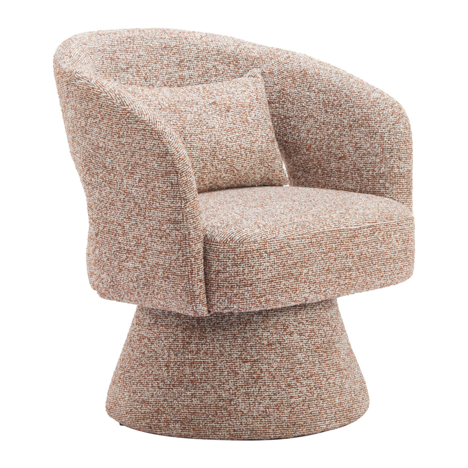 Liva Swivel Chair Frosty Brown