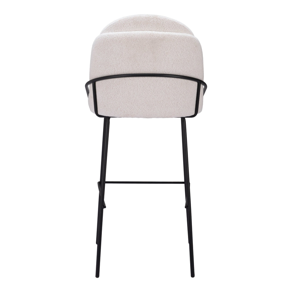 Jambi Barstool (Set of 2) Ivory