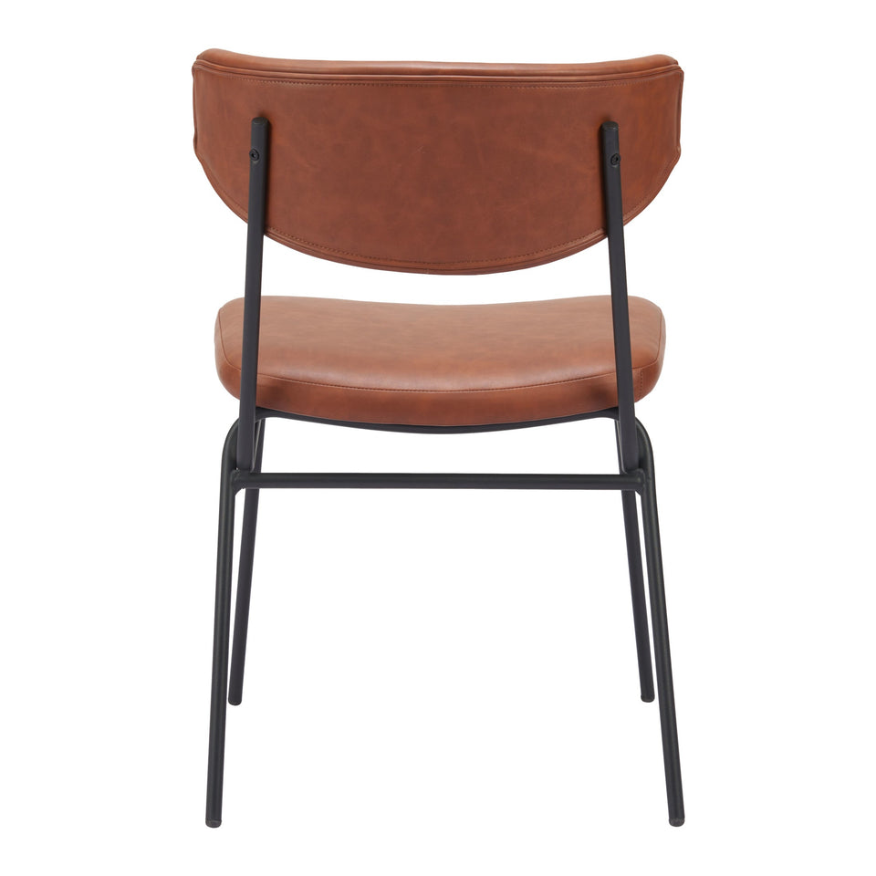 Charon Dining Chair (Set of 2) Vintage Brown