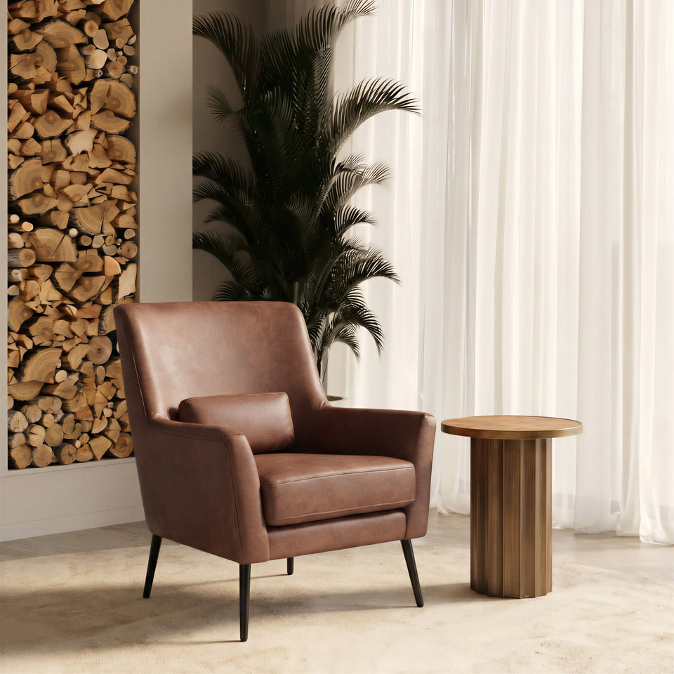 Ontario Accent Chair Vintage Brown