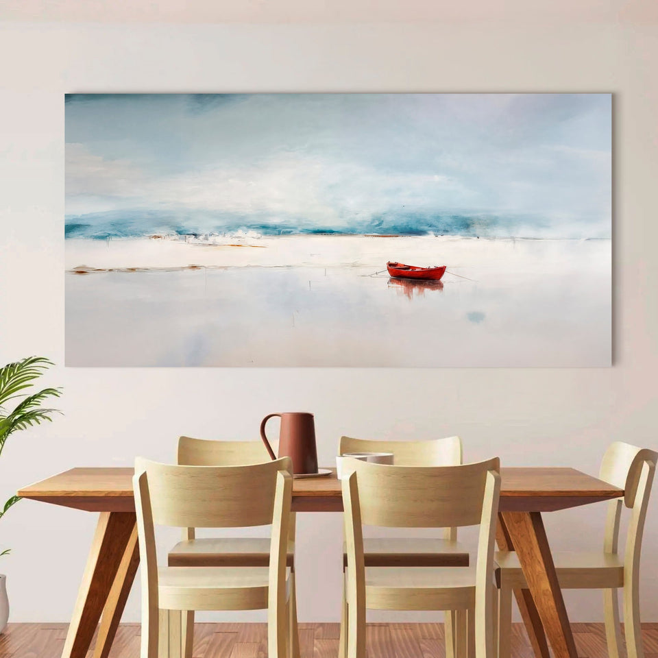 Misty Morning Abstract Wall Art