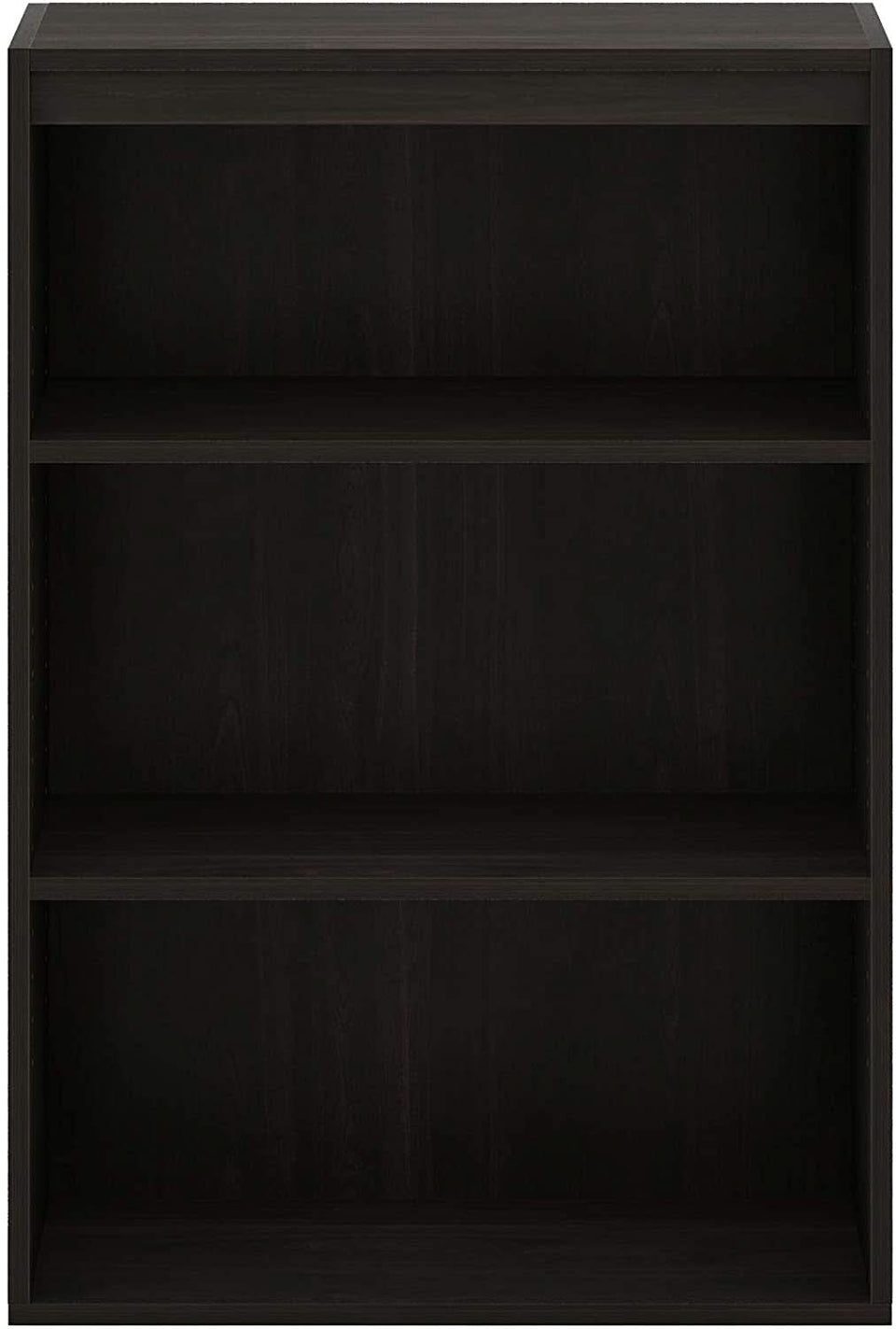Pasir 3 Tier Open Shelf Bookcase Dark Espresso 31 Inch