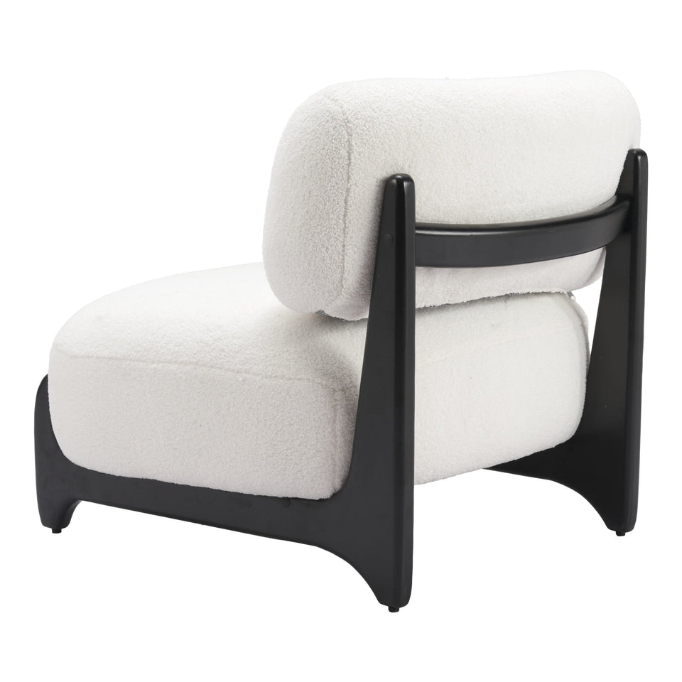 Bombo Accent Chair White