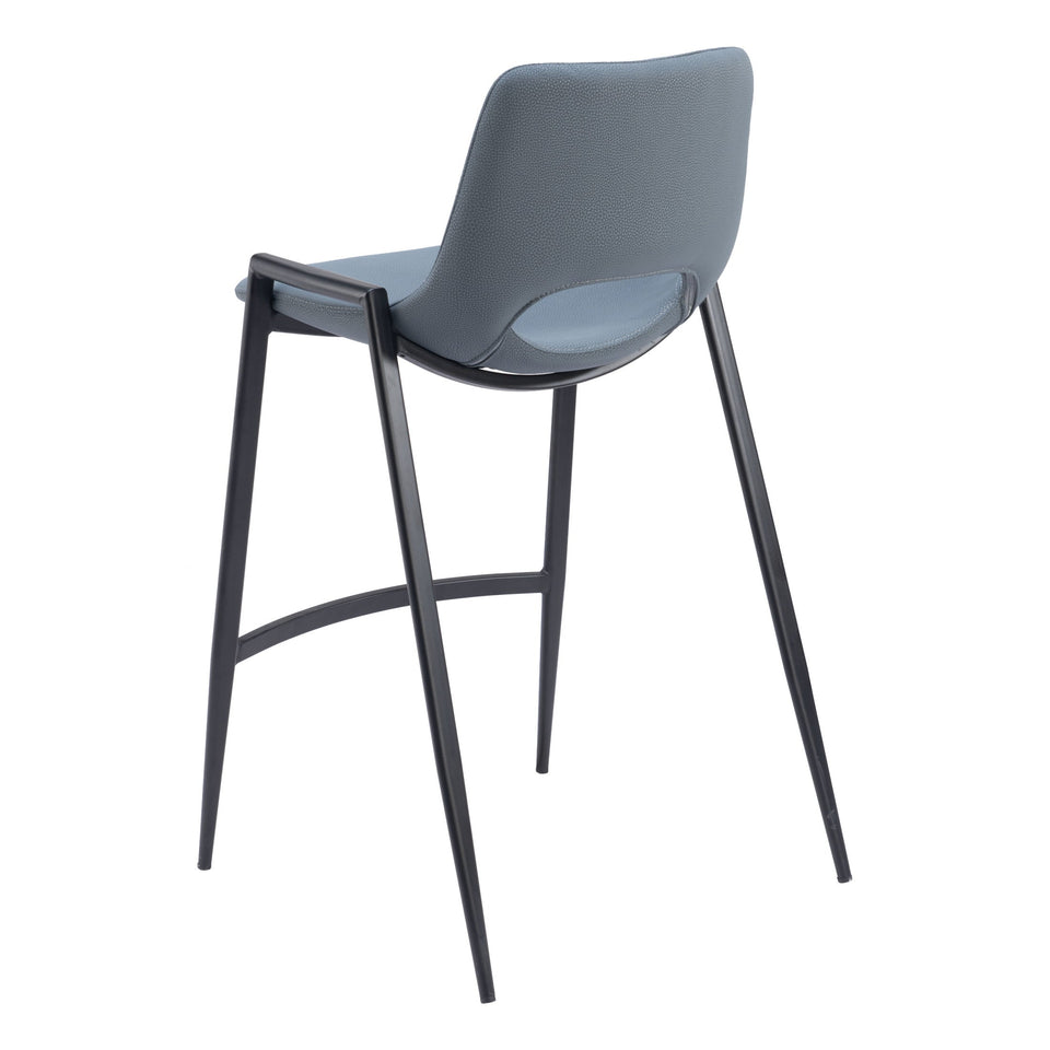 Desi Counter Stool (Set of 2) Azure Gray