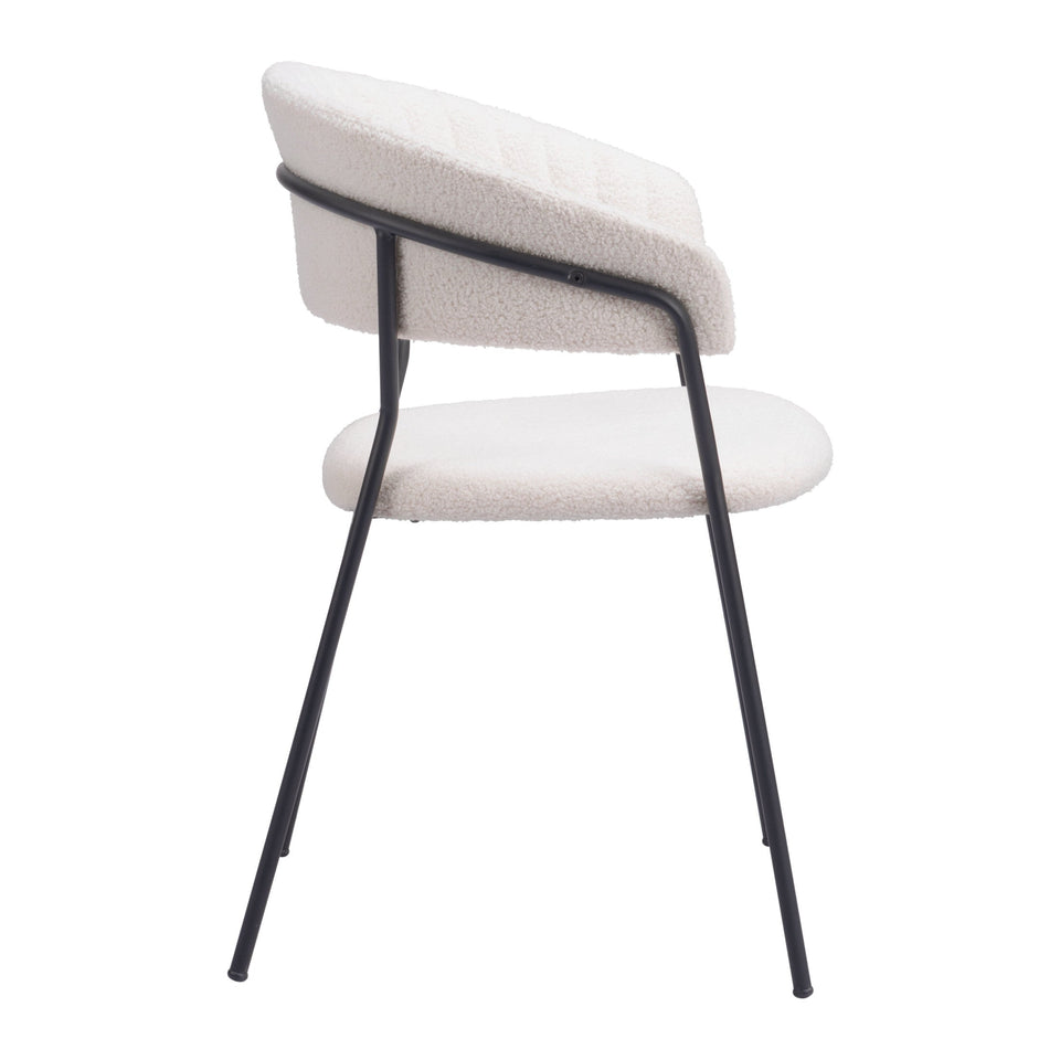 Josephine Dining Chair (Set of 2) Cream