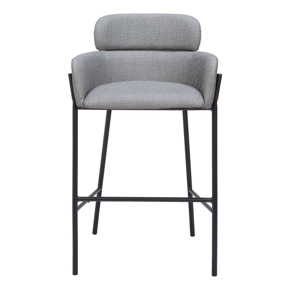 Bremor Barstool Slate Gray
