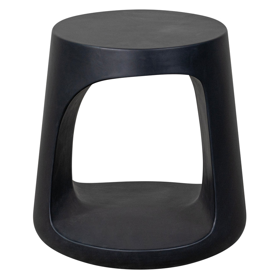 outdoor side table - front view