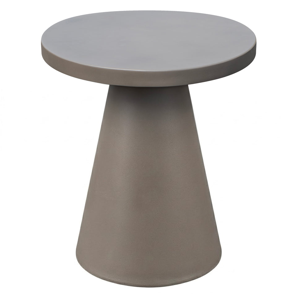 outdoor side table - front view