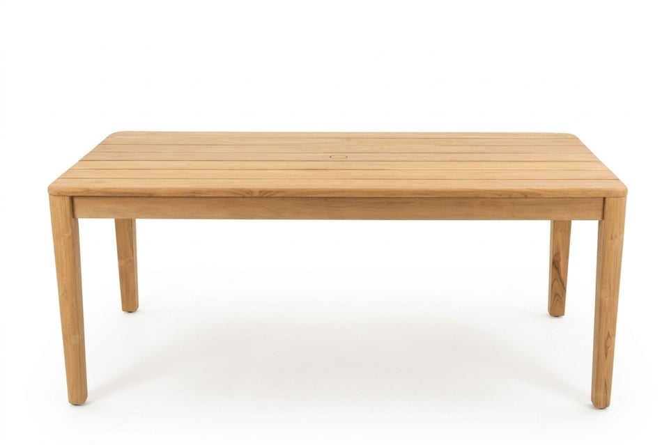 outdoor table - front view