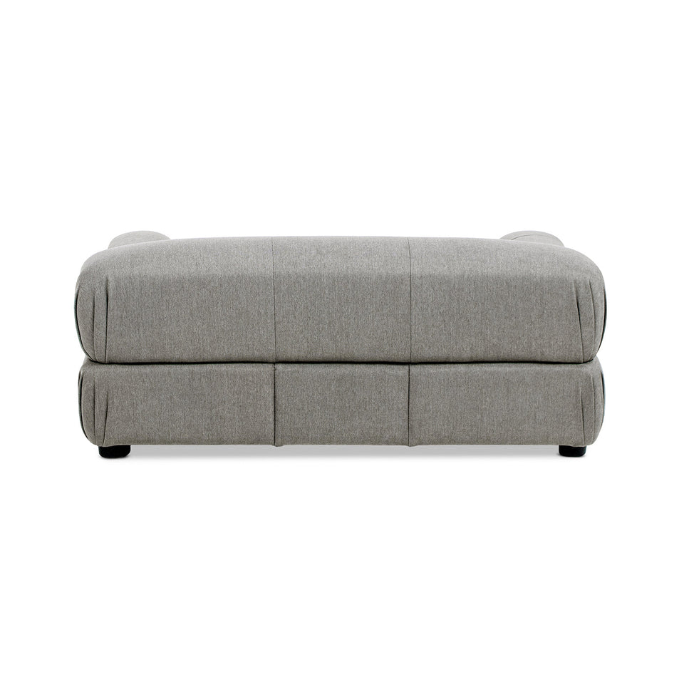 Uptown Gray Modern Pet Bed with Bolstered Arms - Small to Medium
