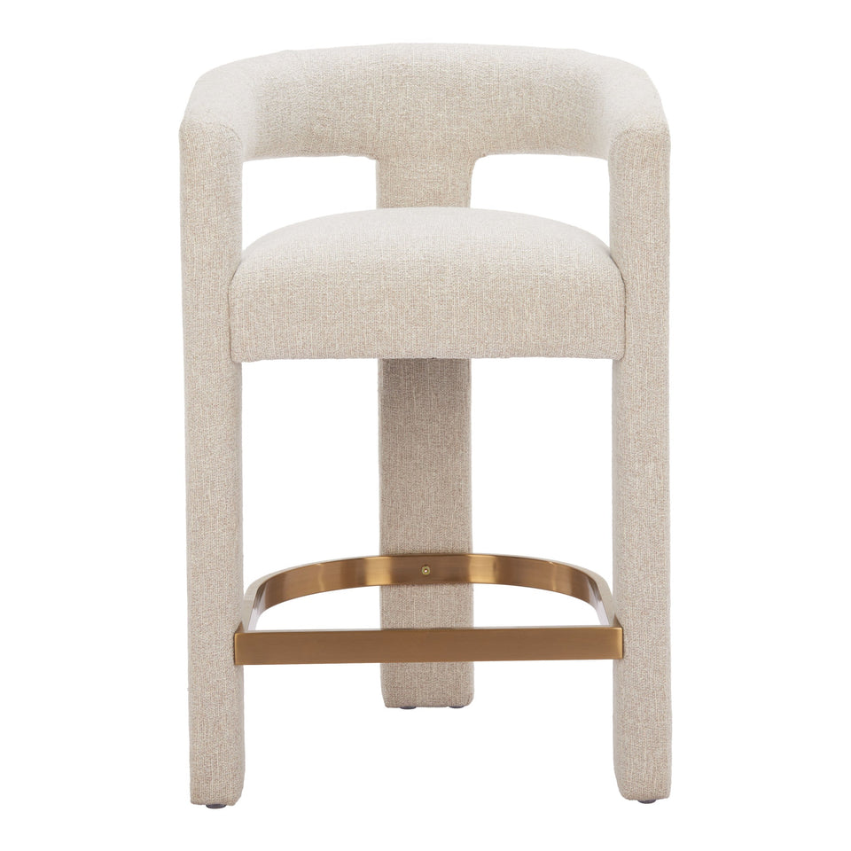 Saiko Counter Stool Beige