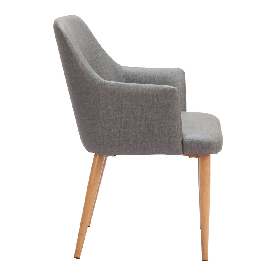 Wisom Dining Chair (Set of 2) Gray