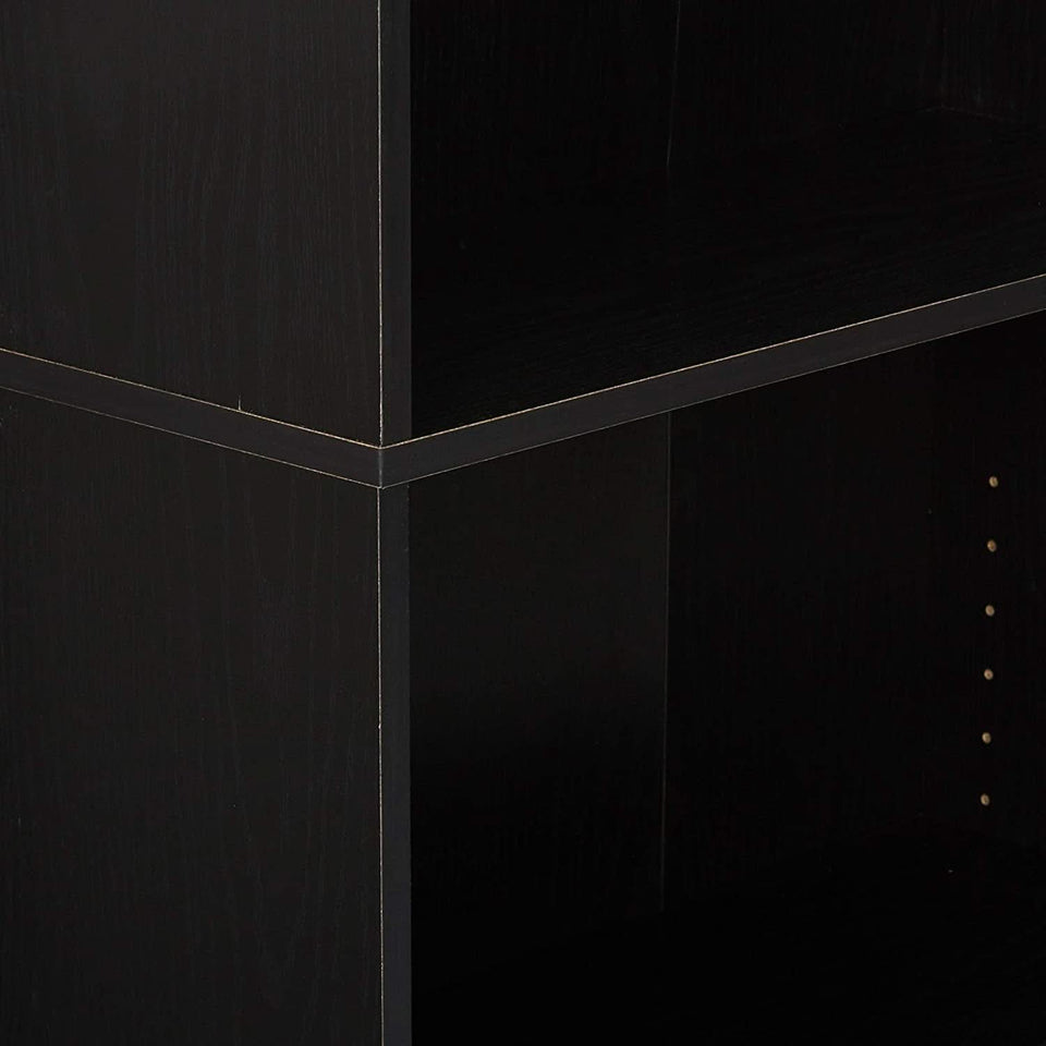 Jaya Black 5 Tier Bookcase For Home Office Storage