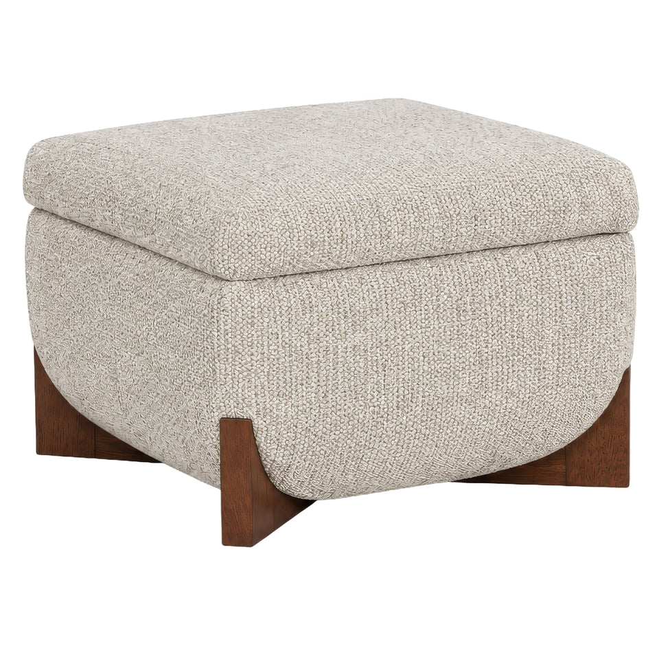 ottoman - side angle view