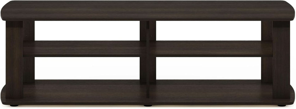 43.3 Inch Wide Dark Brown Entertainment Center TV Stand