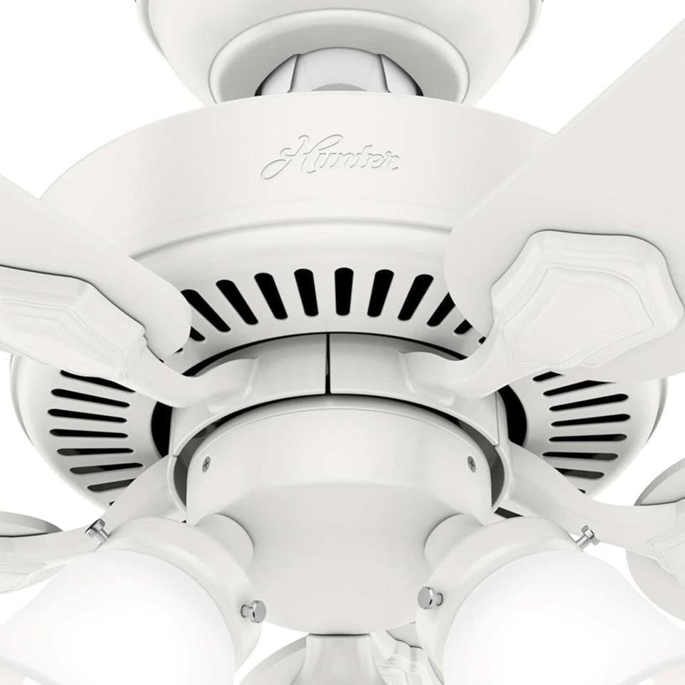 44 Inch Indoor Ceiling Fan With LED Lights Quiet Motor