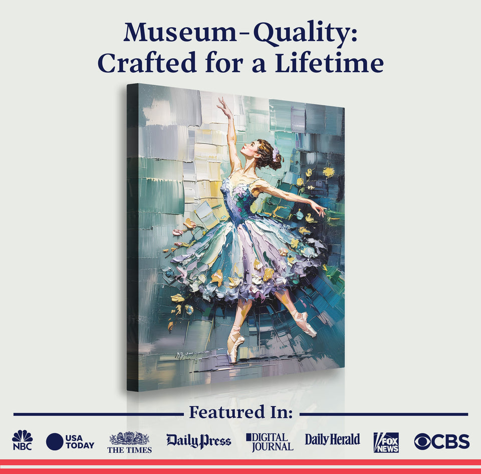 Ballerina Abstract Wall Art