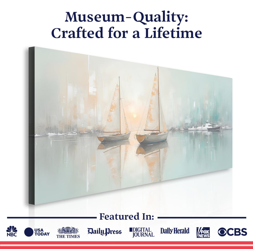 Abstract Pier and Dock Wall Art