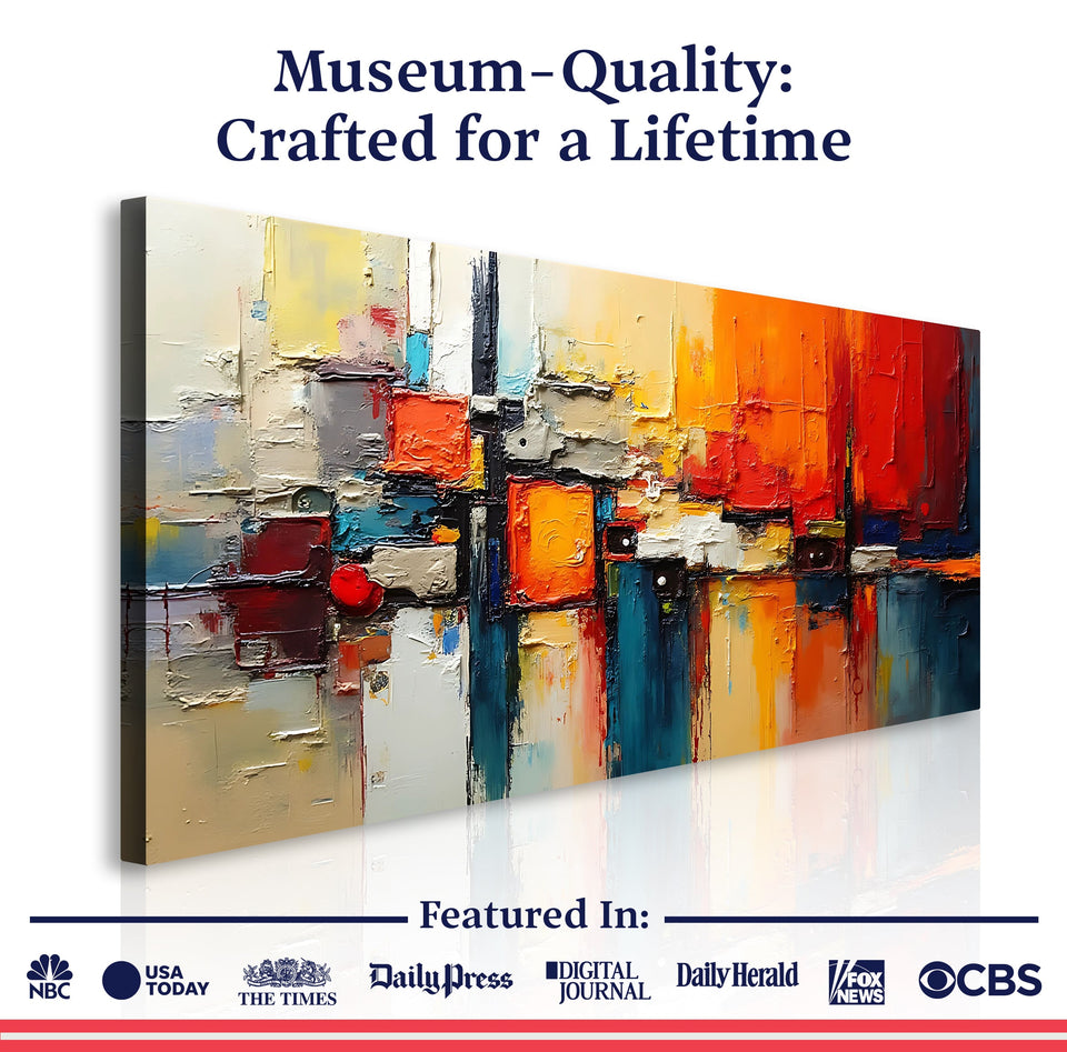 Colorful Abstract Wall Art II