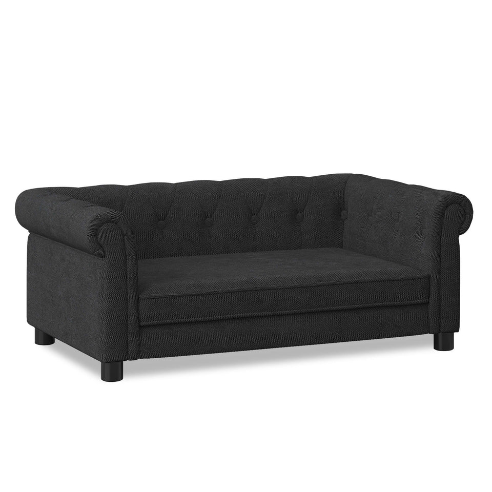 Modern Elegant Rectangle Pet Bed with Elevated Design - Multiple Colors