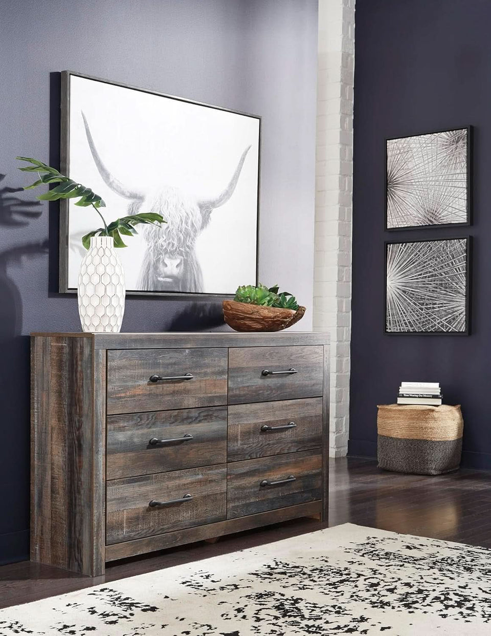 weathered brown dresser Rachelle Weathered Pecan Dresser