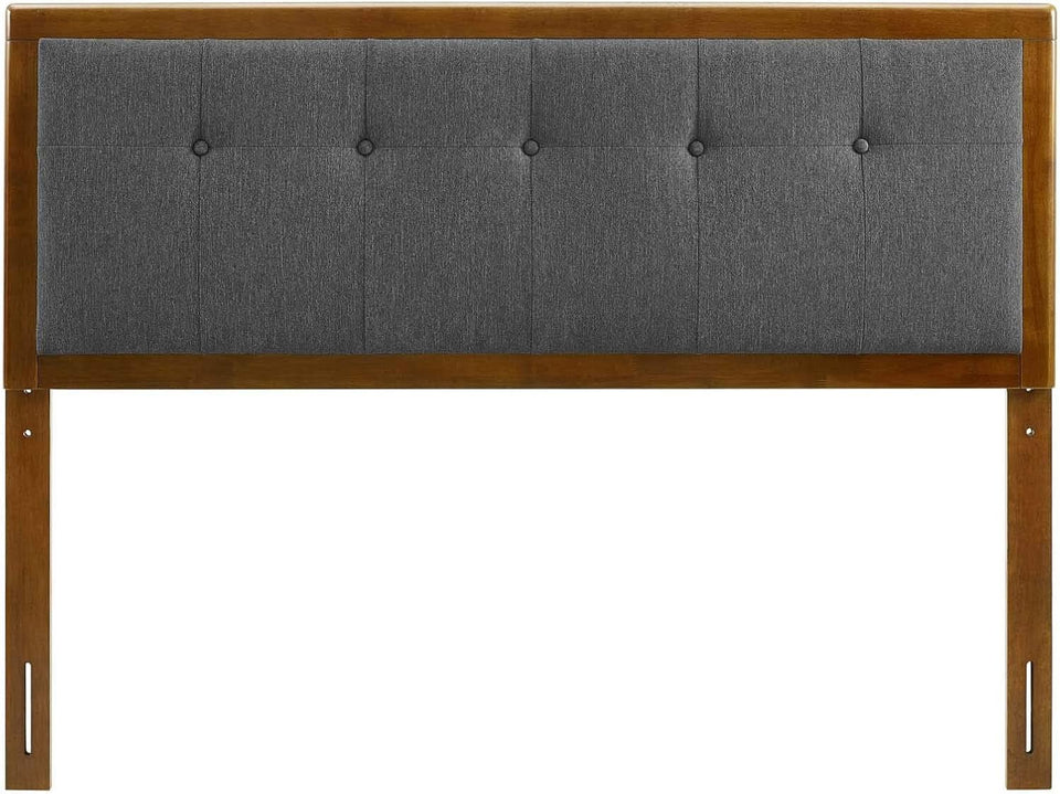 Modern Tufted Queen Headboard with Foam Padding