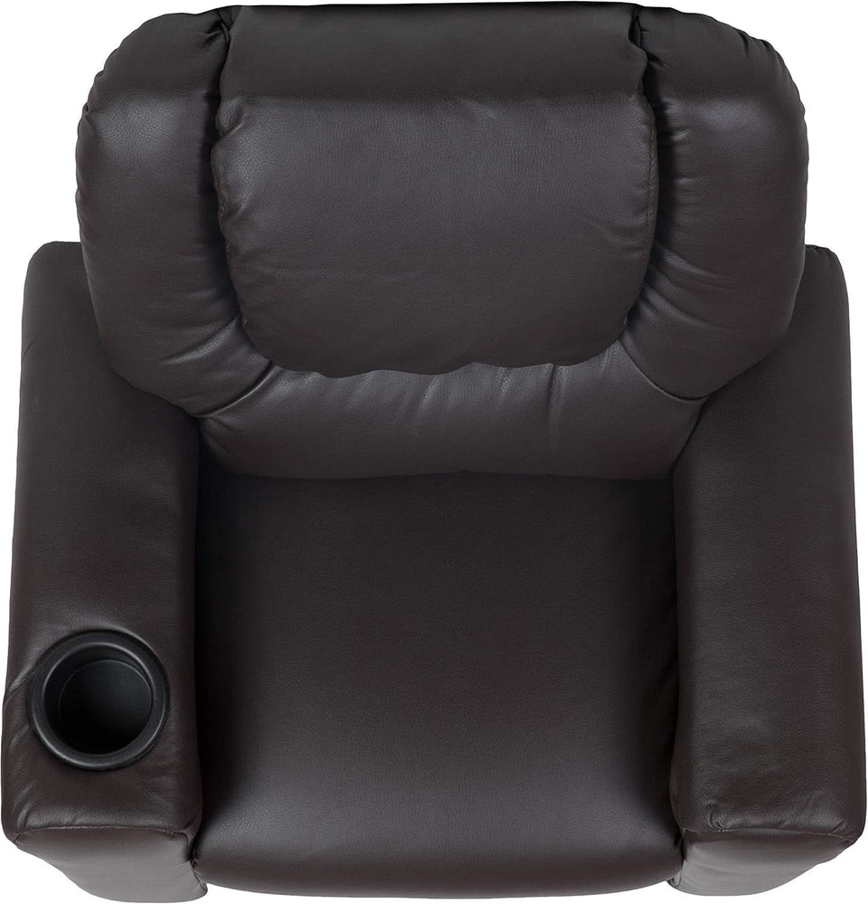 Vana Leathersoft Kids Recliner With Cup Holder And Headrest