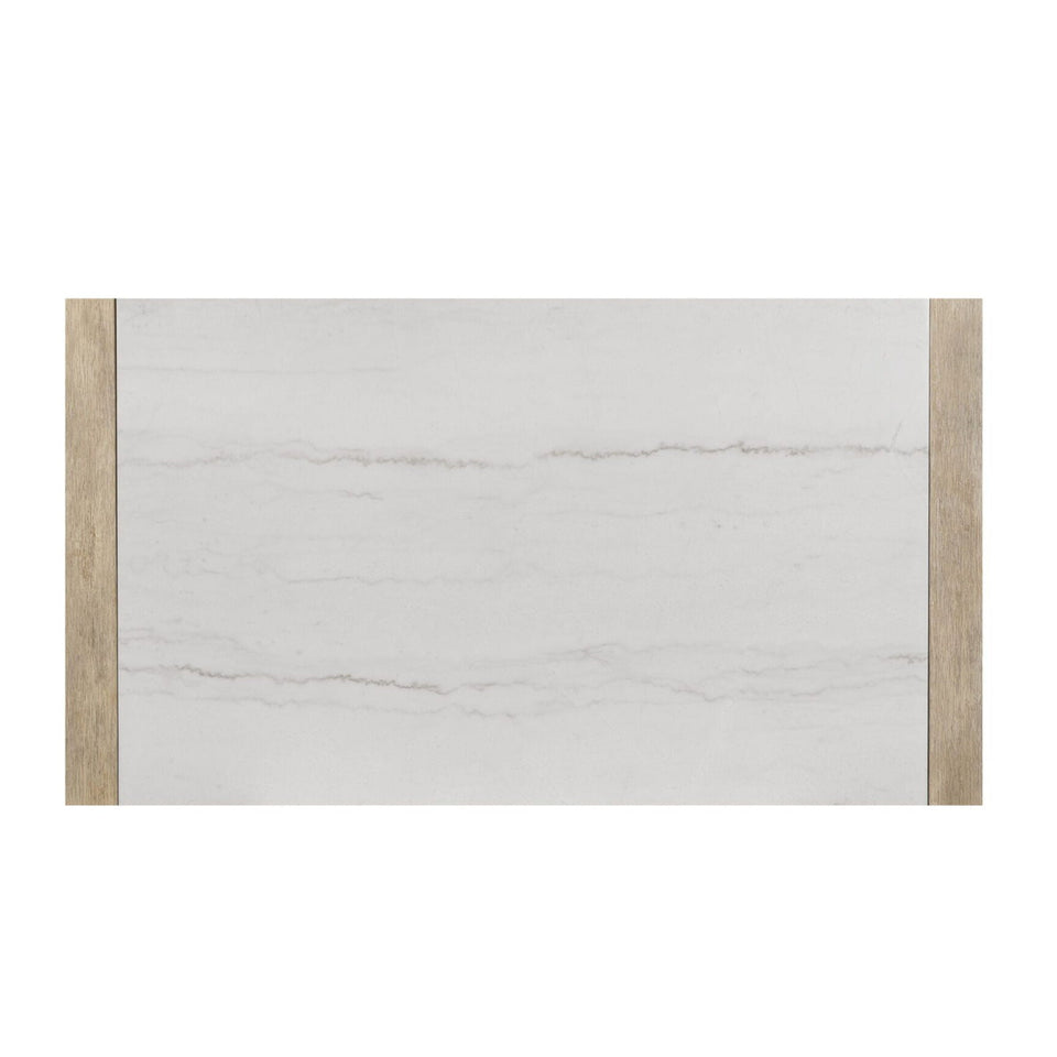 Vanilla - Real Marble Dining Table - Beige / Light Natural