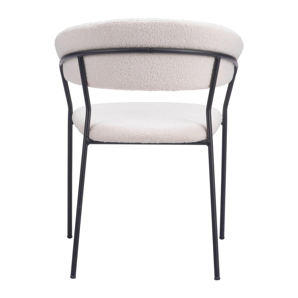 Josephine Dining Chair (Set of 2) Cream