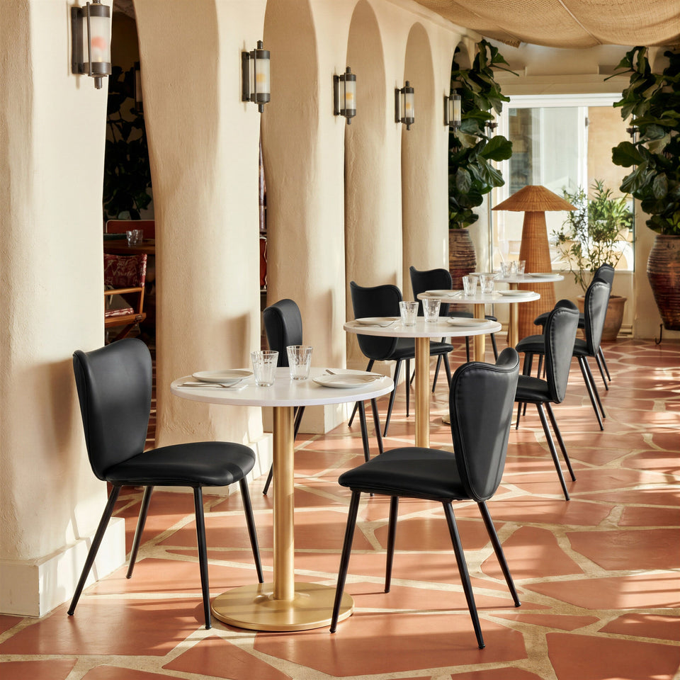 Alto Bistro Table White & Gold